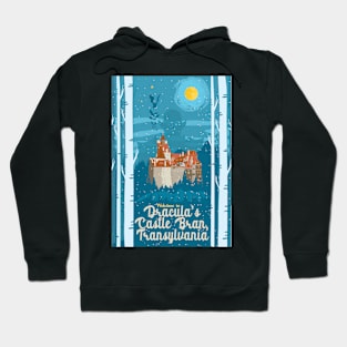 Travel Poster Transylvania, Bran castle, Dracula 4 Hoodie